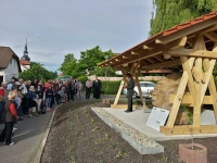 Waidsteineinweihung und ausstellung zur 800-Jahrfeier von Sohnstedt