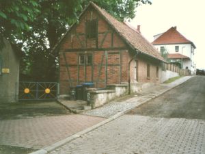 Schuppen vor dem Umbau