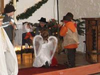 Am Ziel bei der Krippe