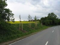 Ortseinfahrt aus Richtung Mönchenholzhausen