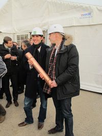 Auf dem Weg zur Grundsteinlegung