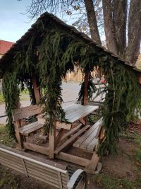 Winterliche Minzebank