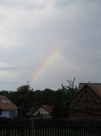Unwetter über Hochstedt