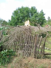 Unwetterschäden in Hochstedt