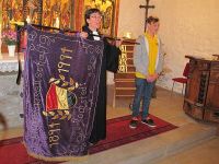 Übergabe der Kirmesfahne