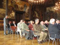 Vereine und Ortsteilbürgermeister im Festsaal des Erfurter Rathauses