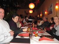 Vor dem Abschlussabendessen