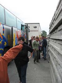 Pause zum Geldtausch