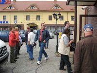 Pause zum Geldtausch