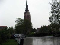 Der Kirchturm der Stadtkirche