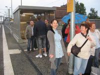 Am Bahnhof Vieselbach