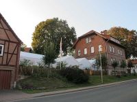 Einräumen und dekoration der Zelte