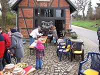 Vorbereitung am Bürgerhaus