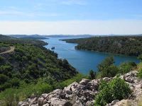 Rastplatz über der Krka