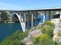 Rastplatz über der Krka