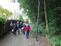 Weg zur Burg Stolpen