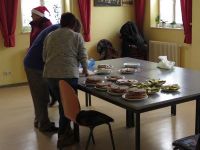 Weihnachtsbaumsetzen