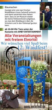 Ankündigungszettel hinten