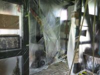 Zuhängen des Museums