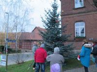Weihnachtsbaumsetzen 2017