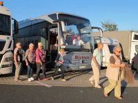 Herbstfahrt - Kaffeepause mit Heidelbeerecke