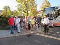 Herbstfahrt - Ankunft in Merseburg