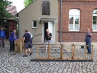 Aufbau der Waidfesttheke