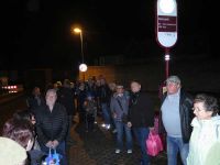 Herbstfahrt 2020 - An der Bushaltestelle von Hochstedt