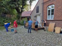 Waidfestvorbereitung