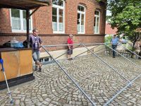 Waidfestvorbereitung