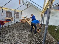 Waidfestvorbereitung