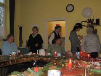 An der geschmückten Tafel